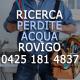 Ricerca perdite acqua Rovigo