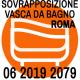 Sovrapposizione vasca da bagno Roma