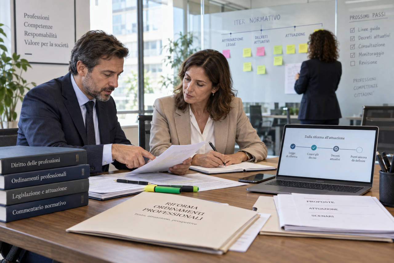Riforma degli ordinamenti professionali