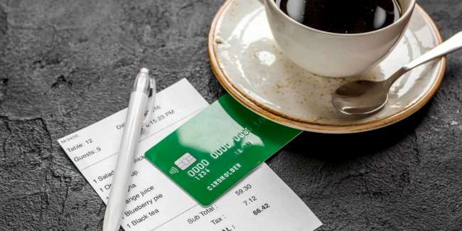 spese caffe con carta