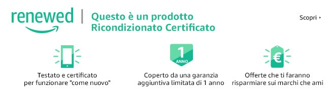La novità di Amazon Renewed